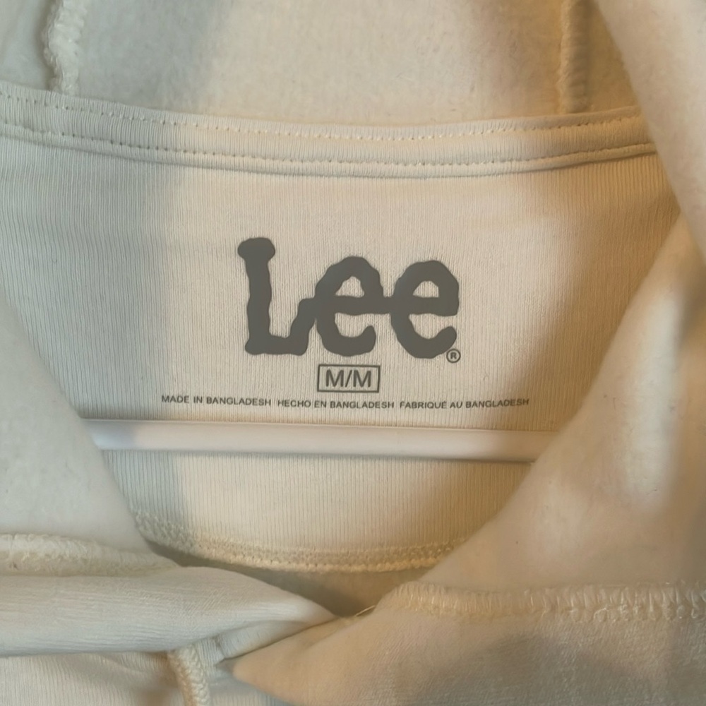 Lee Unisex Fleece Hoodie Sweatshirt Pullover  Medium NWT - Picture 6 of 6